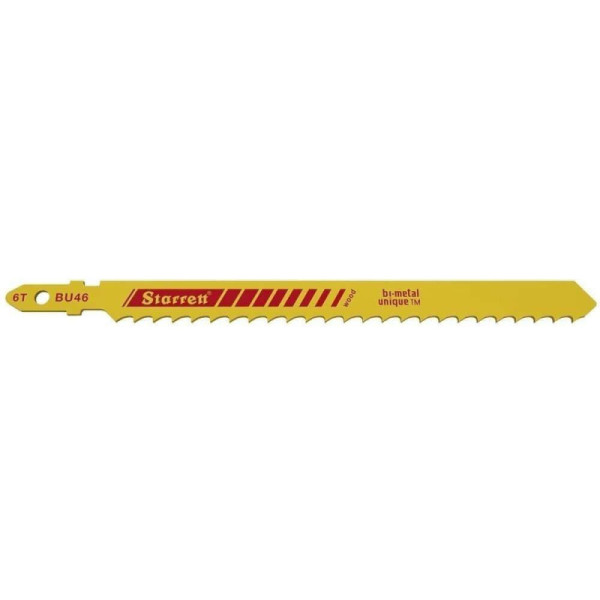 Kit com 5 lÂminas serra tico tico starrett bu46 100mm x6d