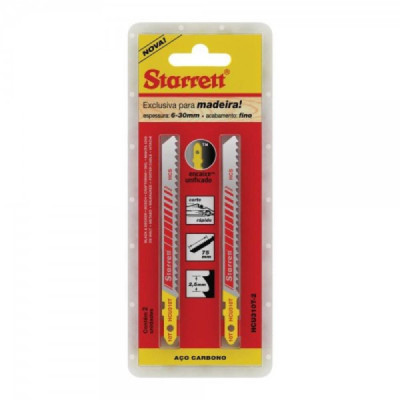 Kit c/ 2 Lâminas Serra Tico-Tico HCU310T-2 - Starrett