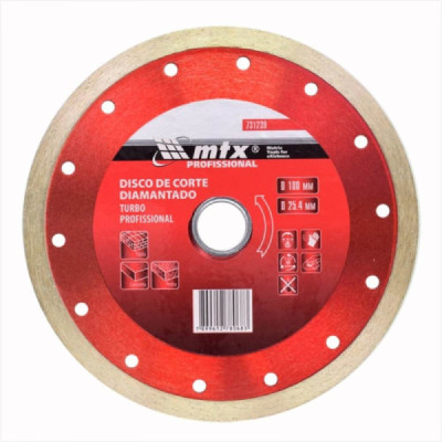 Disco Diamantado Turbo 180mm - 7pol - MTX