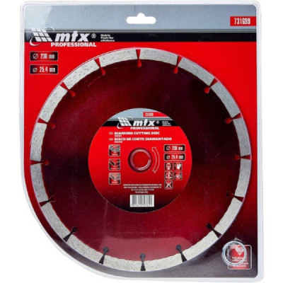 Disco diamantado segmentado 230 mm 9 pol mtx