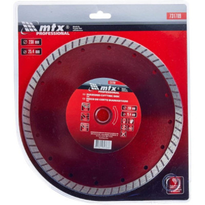 Disco diamantado turbo 230 mm 9 pol mtx