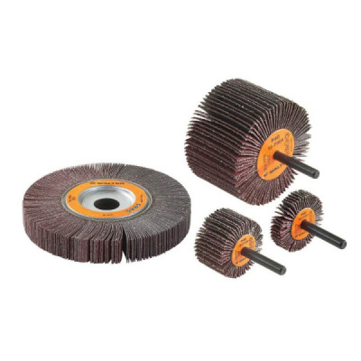 Roda Lamelar de Lixa c/ Haste 80x40x6.35mm gr 120 15f812