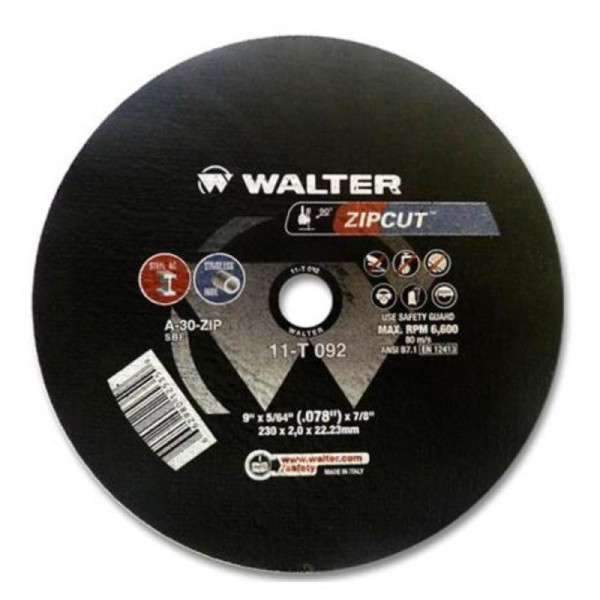 Disco de Corte 9x5/64x7/8 Zipcut - Walter