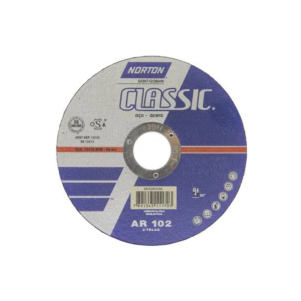 Disco de Corte 7x1.6x7/8 Classic AR102 - Norton