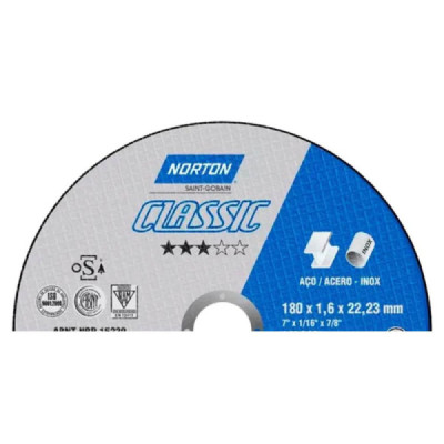 Disco de Corte 7x1.6x7/8 Classic AR102 - Norton