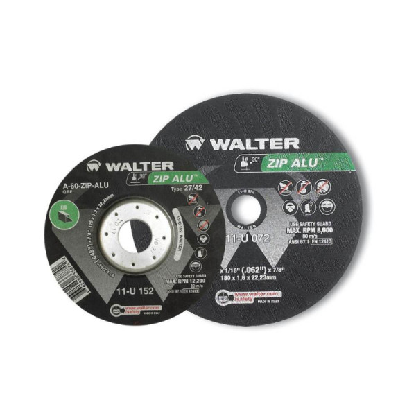 Disco de Corte 7x1/16x7/8 Zipcut Alumínio - 11u072 - Walter