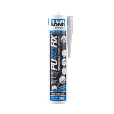SELANTE PU 40 PRETO 387 GR PUFIX
