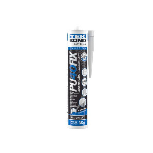 SELANTE PU 40 PRETO 387 GR PUFIX