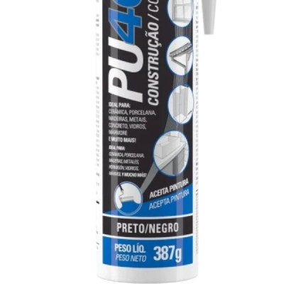 SELANTE PU 40 PRETO 387 GR PUFIX