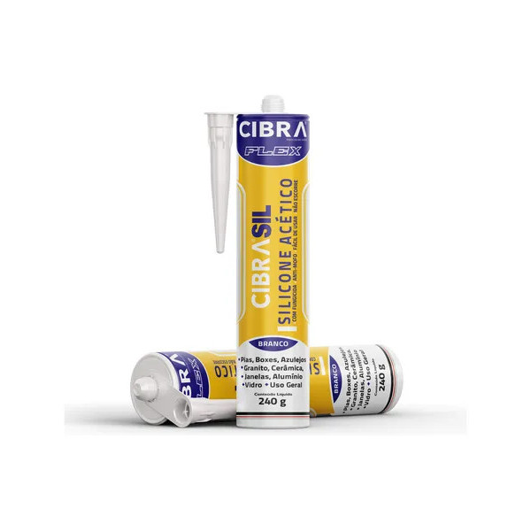 SILICONE ACETICO BRANCO 240GR