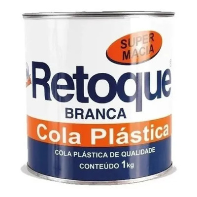 MASSA PLASTICA 1.0 KG BRANCA C/ CATALISADOR 9ML