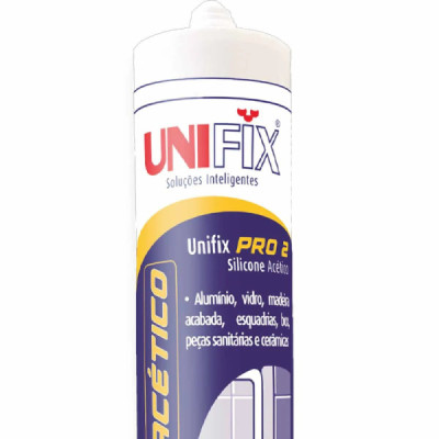 SILICONE ACETICO BRANCO 260G PRO