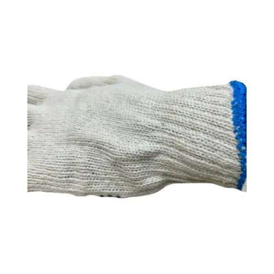 LUVA DE MALHA PIGMENTADA 4 FIOS BRANCA CA37931