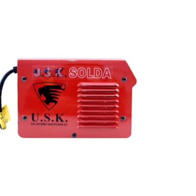 Maquina de solda inversora mini-mma232 tig 220v c/ display digital usk