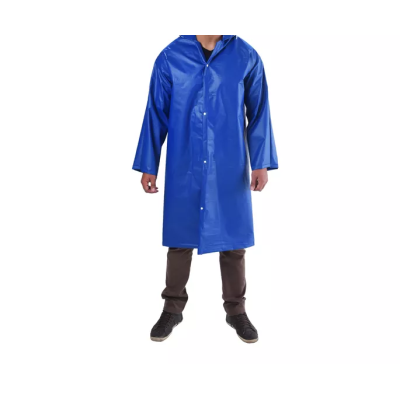Capa de Chuva Azul M Pvc Soft Forrada CA33304 Vinilseg