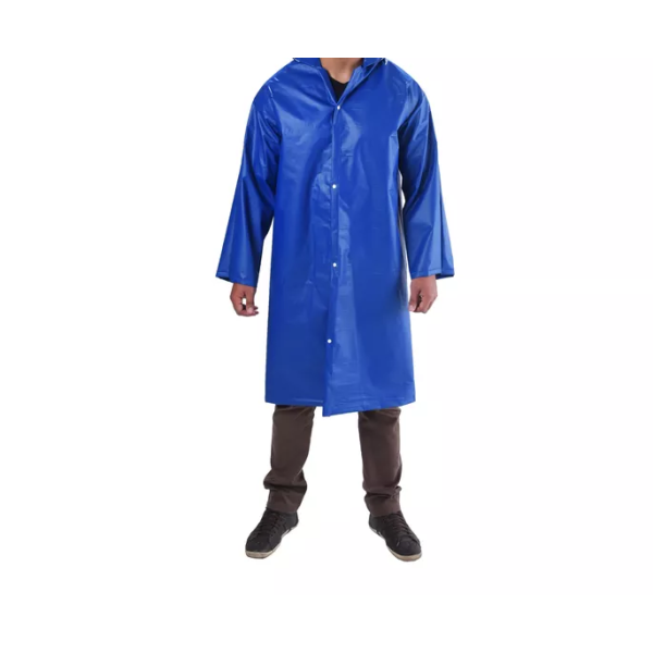 Capa de Chuva Azul EXG Pvc Soft Forrada CA33304 Vinilseg