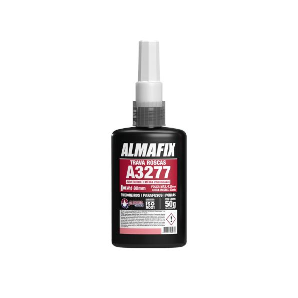 Adesivo Trava Rosca A3277 50G (ALTA RESISTENCIA) Almata