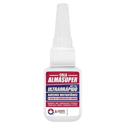 Adesivo inst. 100gr almasuper ultra rapido Almata