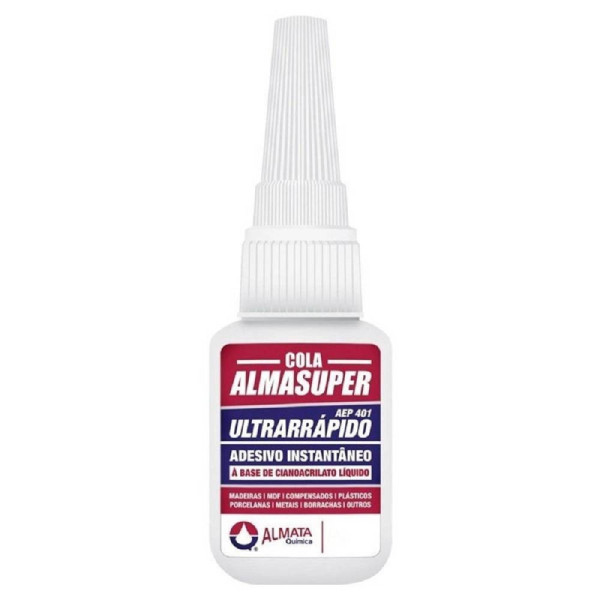 Adesivo inst. 100gr almasuper ultra rapido Almata