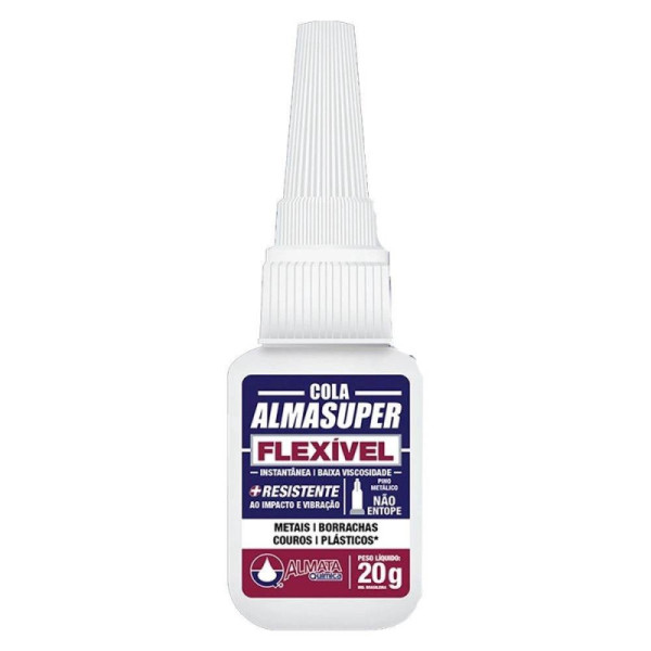 Adesivo inst. 20gr almasuper flexivel Almata