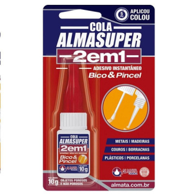 Adesivo inst. 10gr almaasuper ultra rapido Almata