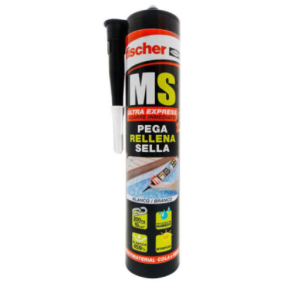 Cola Pu Selante Ms Ultra Express 290ml Branco 1un Fischer
