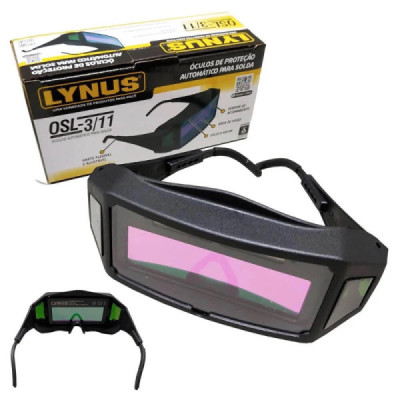 Óculos Preto de Proteção Automático para solda - LYNUS