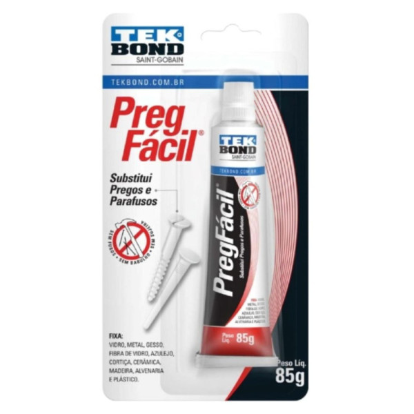 Prego facil tekbond com 85g blister - tekbond