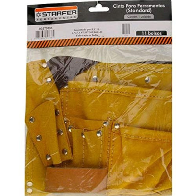 Cinto p/ ferramentas standard 11 divisoes starfer