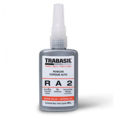 Cola Trava Rosca Vermelho Torque Alto 50g RA2 - Trabasil