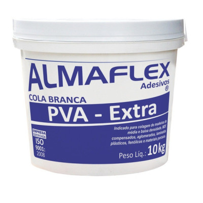 Cola branca 10 kg almaflex extra pva