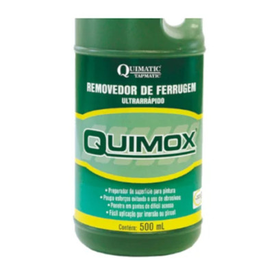 Quimox Removedor de Ferrugem Ultra Rápido – 500ml - Tapmatic