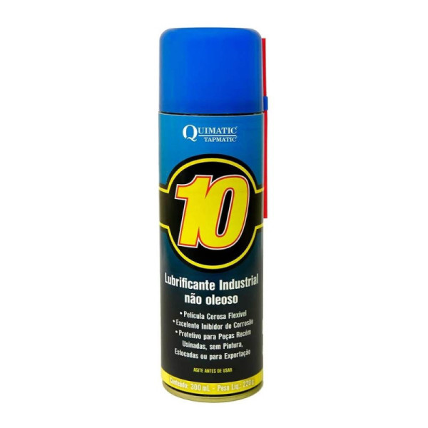 Oleo desengripante quimatic 10 300ml 205gr tapmatic
