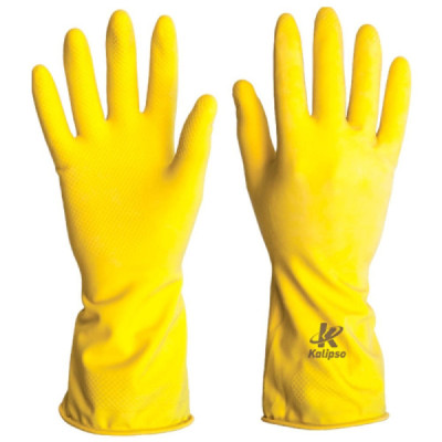 Luva de Látex Amarela M T-08 (C.A 13959)