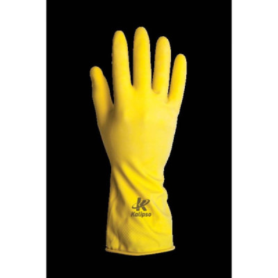 Luva de Látex Amarela G T-09 (C.A 13959)