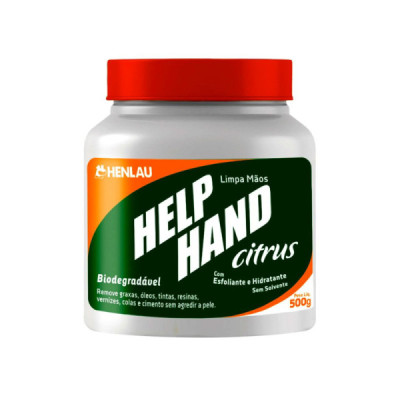 Limpa mãos Help Hand Citrus 500g - Henlau