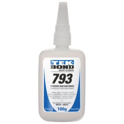 Adesivo Instantâneo Multiuso 793 100g - 10571002700 - Tekbond