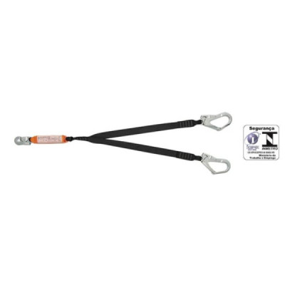 Talabarte em y e conector de 55mm 1892g fascintos