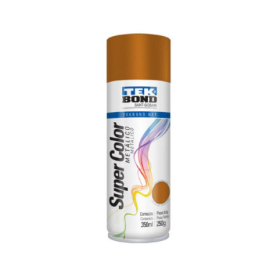 Tinta Spray Ouro Metálico 350ml (250g) Alta Temperatura – Tekbond