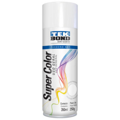 Tinta Spray Branco Brilhante 350ml Tekbond