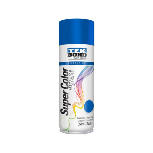 Tinta Spray Azul 350ml (250g) Alta Temperatura - Tekbond