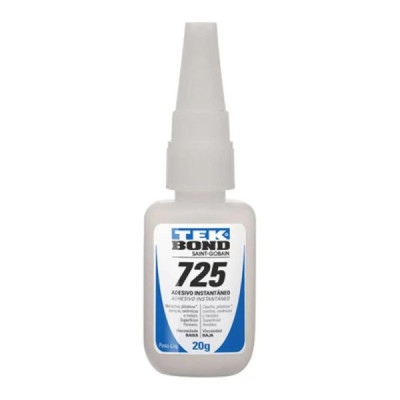 Adesivo Instantâneo 725 - 20 g Multiuso - Tekbond