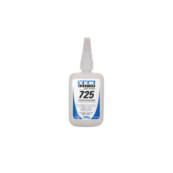 Adesivo Instantâneo Multiuso 725 c/ 100g e Bico Anti Entupimento - Tekbond