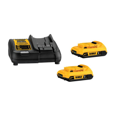 KIT CARREGADOR C/ 2 BATERIA 20V DCB203C2-BR