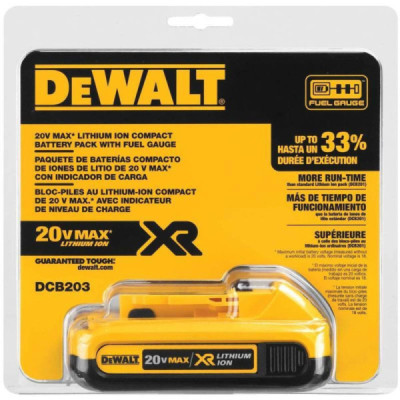 BATERIA 20V 2.0AH LITHIUM DCB203-B3