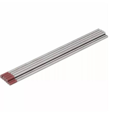 Tungstenio 2.4mm x 150mm 2% torio (verm.) inox (unidade)