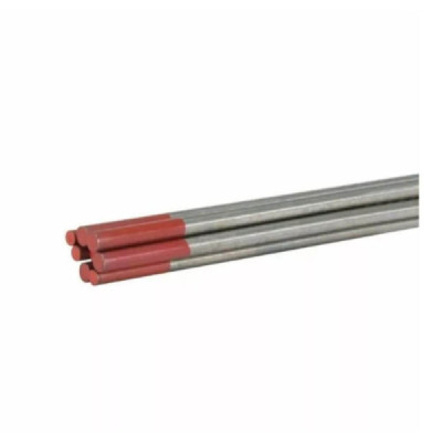 Tungstenio 2.4mm x 150mm 2% torio (verm.) inox (unidade)