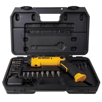 Parafusadeira 1/4 8v C/ Kit Maleta 45pç Bivolt Dcf008 Dewalt