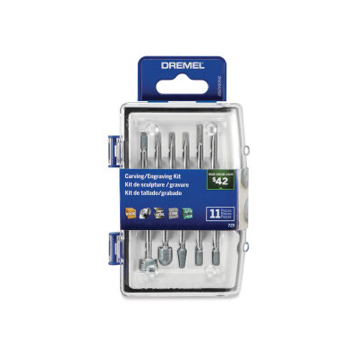 Kit microretifica 11 pçs esculpir gravar Dremel