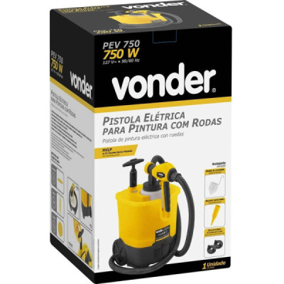 Pulverizadora elétrica para pintura vonder pev750 750w
